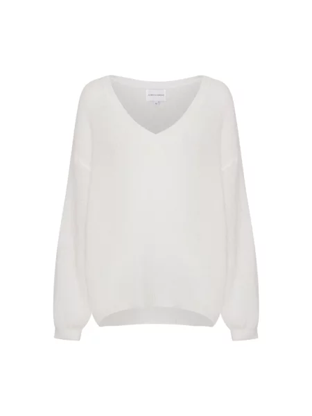 Sweter American Dreams wełniany biały