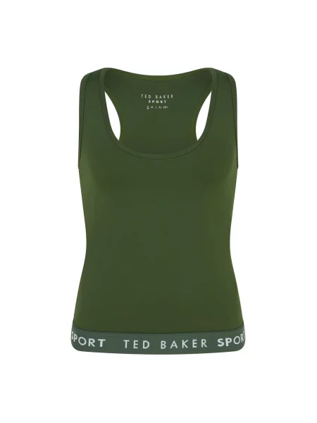 Ted Baker Top Rihanna Essentials smaragd / sötétzöld / piszkosfehér