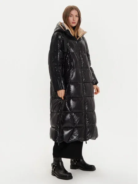 ViCOLO Palton de iarnă negru