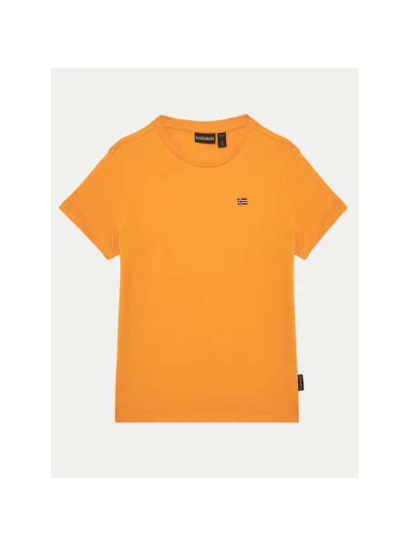 Napapijri T-Shirt Salis SS 2 D πορτοκαλί