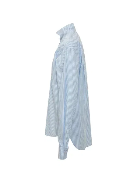 Koszula Le Sully Studio w paski niebieska