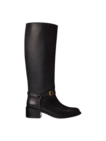 Oficerki Ralph Lauren czarne