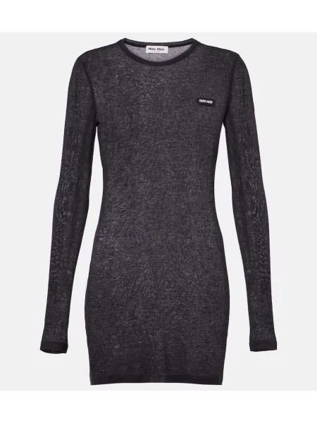 Rochie Miu Miu din jerseu negru