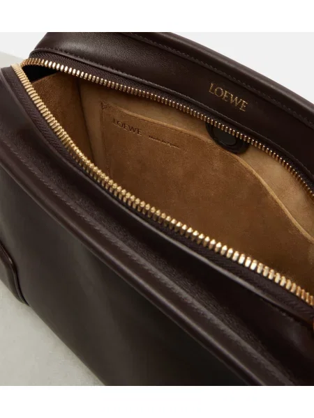 Top Loewe din piele maro