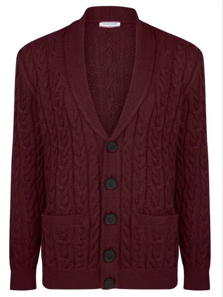 Felix Hardy Kardigan bordo