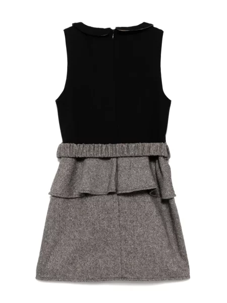 Dětské šaty Burberry černé