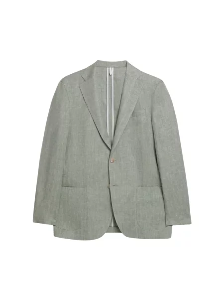 Lniana marynarka Brooks Brothers zielona