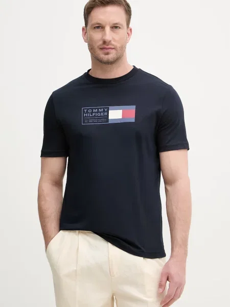 Tommy Hilfiger kratka majica modra