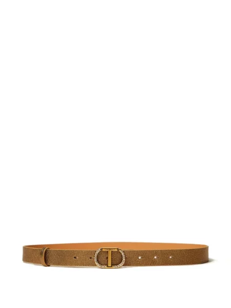 Curea Twinset din piele maro