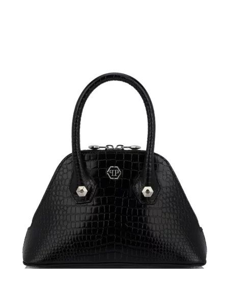 Geantă shopper Philipp Plein negru