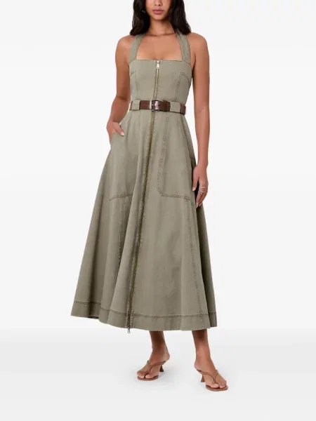 Rochie midi Nicholas verde