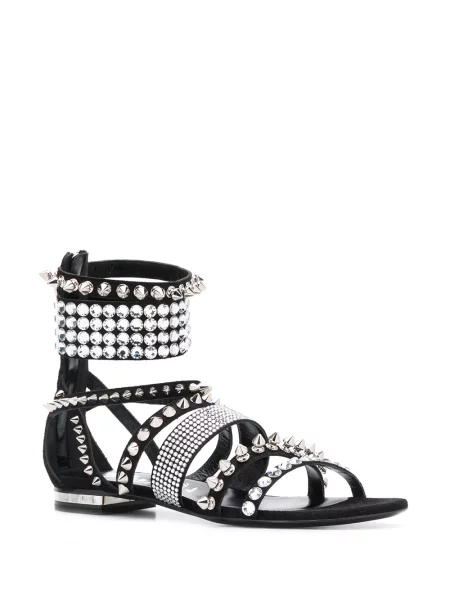 Sandale Philipp Plein cu tepi negru