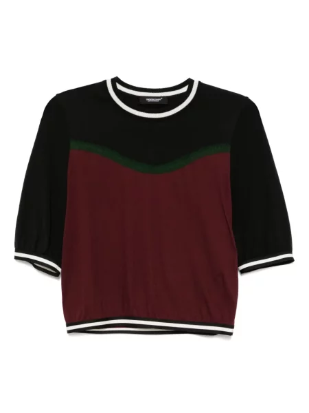 Tricou Undercover cu decolteu rotund negru