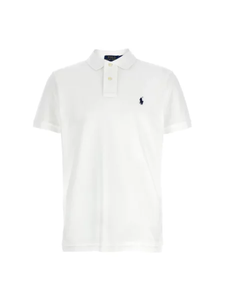 Koszulka polo Polo Ralph Lauren z siateczką biała