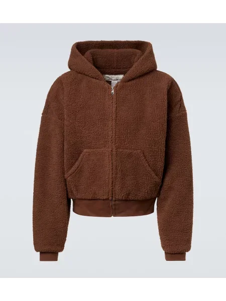 Hanorac cu glugă Erl teddy maro