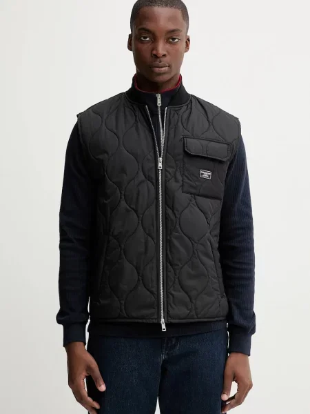 Елек Guess Jeans преходен модел черно