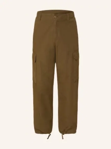 Carhartt Wip Cargo Kalhoty Kade Relaxed Straight Fit olivová