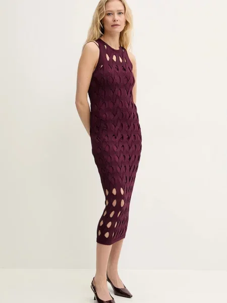 Pinko rochie bordo