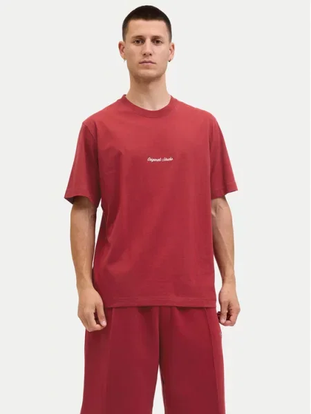 Jack&Jones Majica Norrebro rdeča