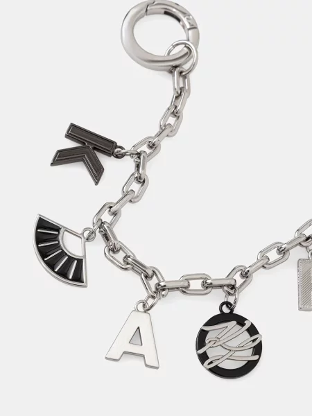 Karl Lagerfeld obesek za ključe iz kovine brez kamna K/AUTOGRAPH