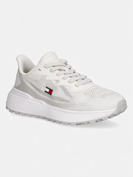 Tommy Jeans TJW SPORTY KNIT RUNNER tenisky dámske béžová