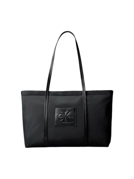Geantă Calvin Klein Medium Tote negru