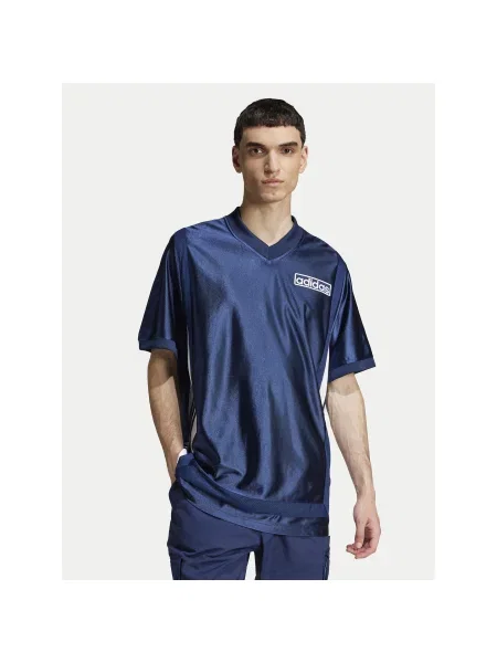 Adidas Póló Adibreak Loose Fit sötétkék