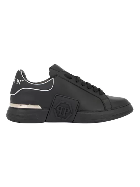 Sneakersy Philipp Plein skórzane czarne