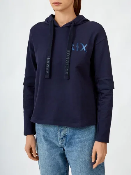 Толстовка Armani Exchange синя