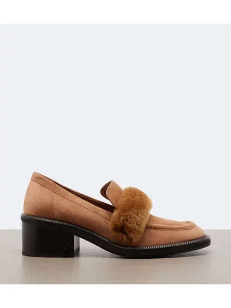 Pantofi cu toc Jimmy Choo din piele de căprioară maro