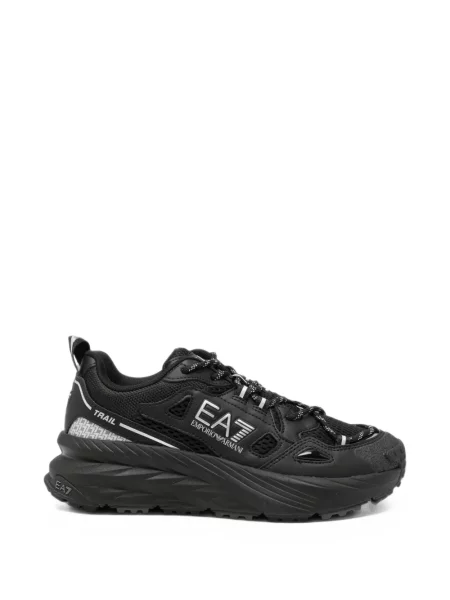 Sneakerși Ea7 Emporio Armani cu imagine negru