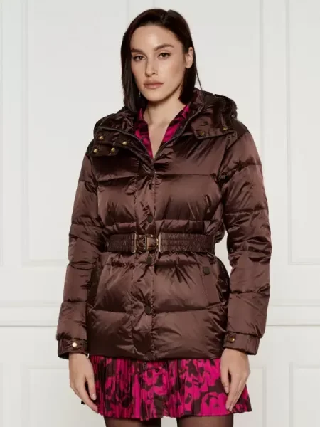 TWINSET De puf geacă maro