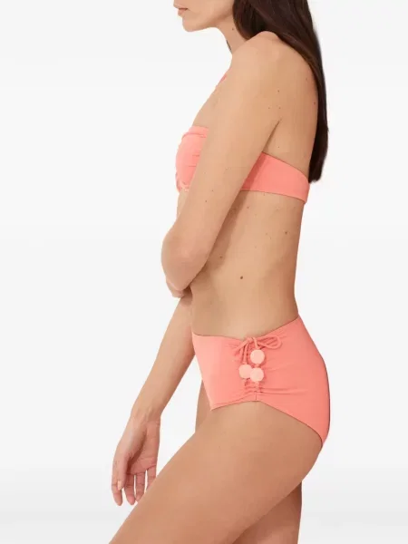 Bikini Eres cu volane roz