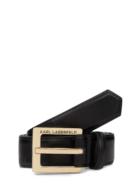 Karl Lagerfeld Remen K/ESSENTIAL GÜRTEL crna