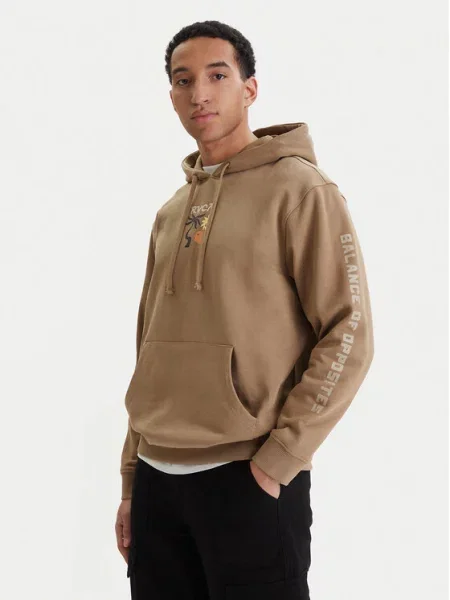 RVCA Jopa Deep Think Boxy Fit bež