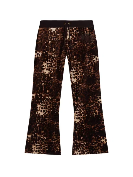 Juicy Couture Pantaloni CAISA bej / maro negru