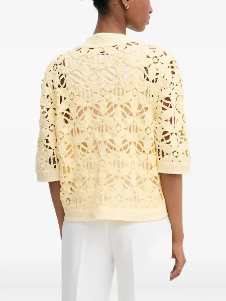 Cardigan Morgan tricotate galben