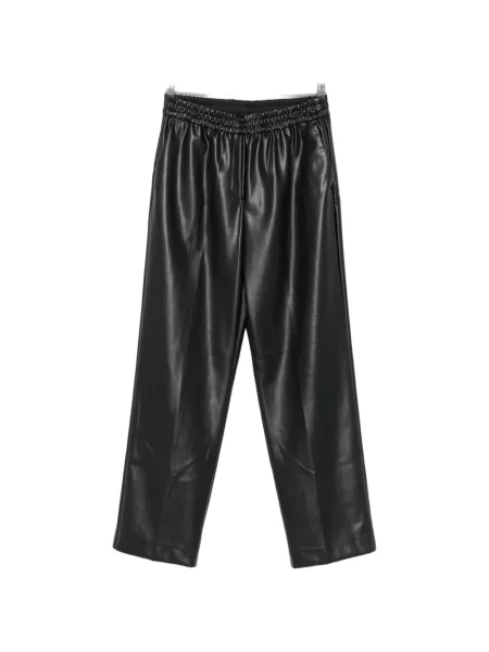 Pantaloni Nude din piele negru