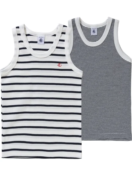 Palton copii Petit Bateau alb