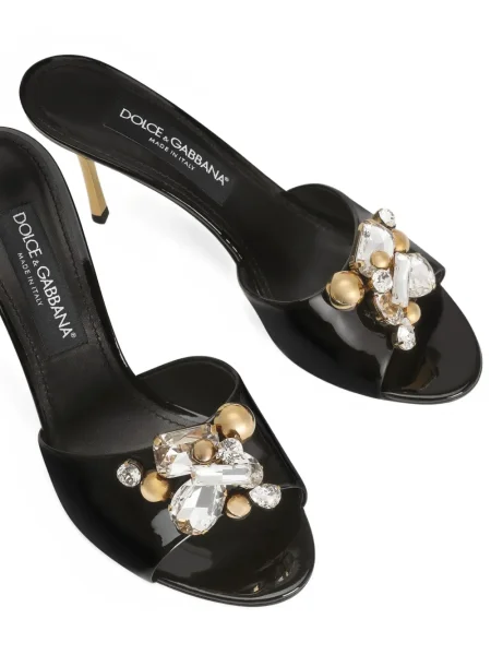 Мюли Dolce & Gabbana с кристали черно