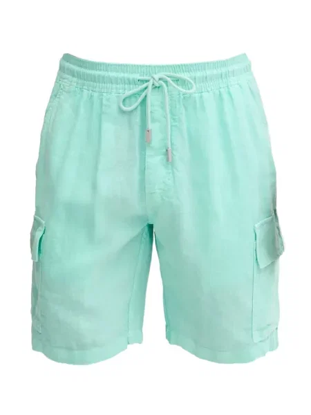 Pantaloni scurți cargo Vilebrequin cu cordon verde