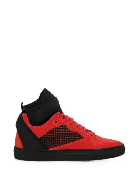 Sneakerși Balenciaga cu bretele roșu