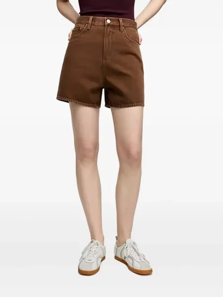 Szorty Hey Joanie na sprzączkę brązowe