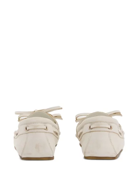 Loafer Gucci nyakkendővel autogrammal fehér