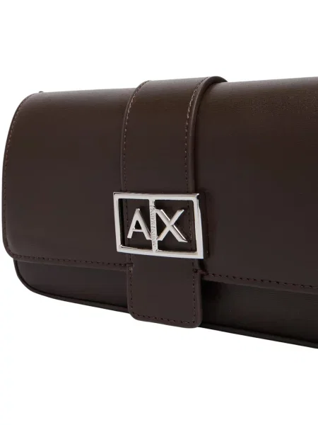 Armani Exchange Geantă poștaș maro