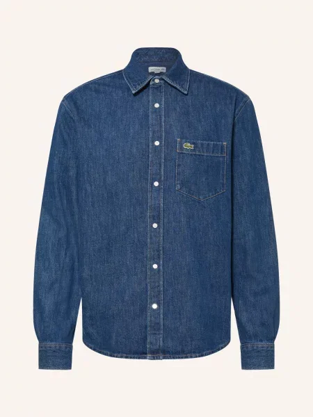 Lacoste Džínová Košile Regular Fit modrá