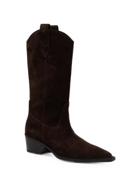Botine Vagabond din piele de căprioară maro