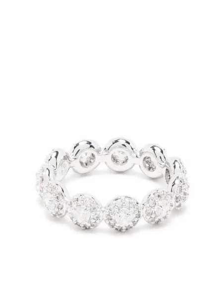 Inel Swarovski argintiu