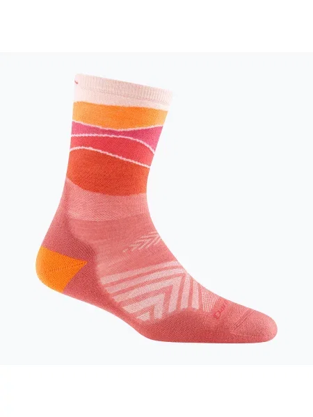 Дамски чорапи Darn Tough Horizon Micro Crew Cushion canyon розово