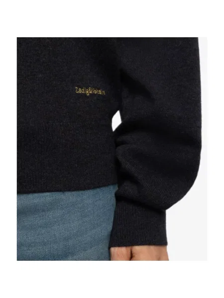 Sweter Zadig & Voltaire wełniany niebieski